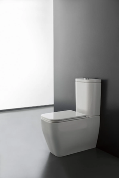 TEOREMA 2.0 - Close coupled Floor mounted ceramic toilet by Scarabeo Ceramiche - view 3